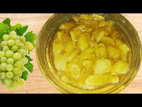 How to prepare grapes jam Easy With only 3 Ingredients || Homemade Grape Jam Recipe || Daily Food