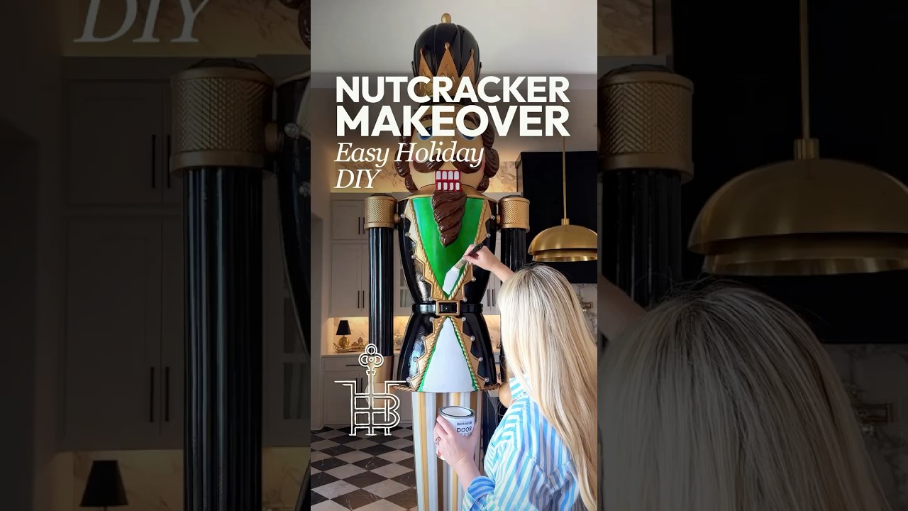 Watch me make over these viral 9ft Walmart nutcrackers   👀🎄