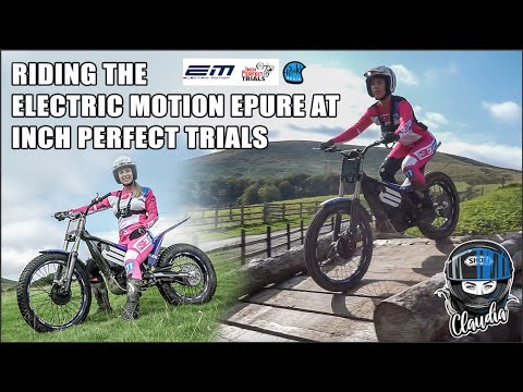 MY FIRST TIME ON A TRIALS BIKE! // INCH PERFECT TRIALS // ELECTRIC MOTION EPURE RACE