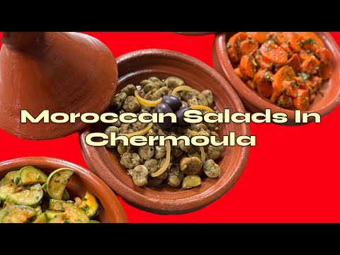 Moroccan Vegetable Salads In Chermoula - A Delicious Set Of Cooked Salad Recipes!