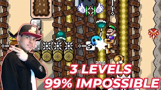[Super Mario Maker 2] PLAYING Levels That Are 99% IMPOSSIBLE! JUGANDO Niveles 99% IMPOSIBLES!