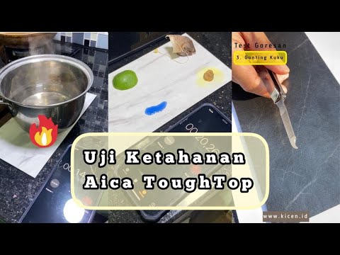 Uji Ketahanan Aica ToughTop