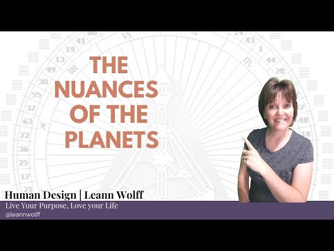 Planet Activations in the Human Design Bodygraph | Leann Wolff