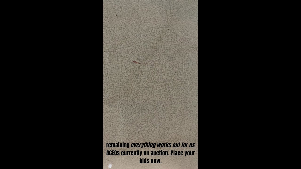 ACEO Originals Reiki Infused Mixed Media Art everything works out for us #aceo #mixedmedia