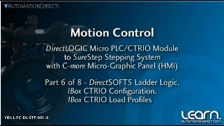 Motion Control - DirectSOFT5 Ladder Logic and IBox Instructions (6 of 8)