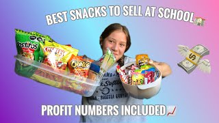Best Snacks to Sell at School