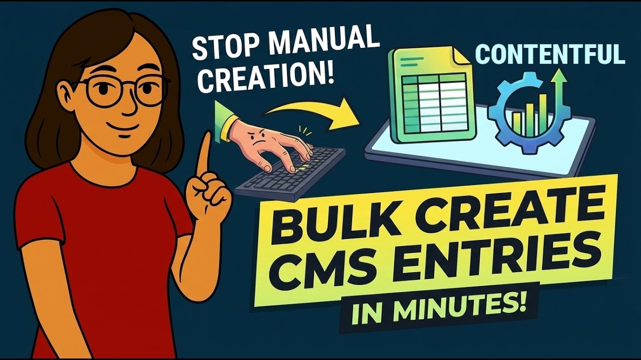 Stop Manual Data Entry: How to Bulk Upload to Contentful #contentful #headlesscms