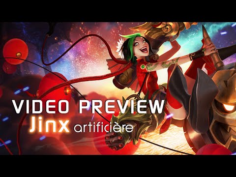 Jinx Pyrotechnicienne Aperçu Skin League of Legends
