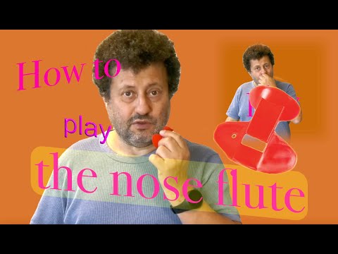 How to play the Nose flute. Tutorial. Correct techniques of how to play the nose flute explained.