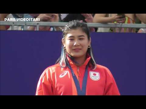 Ozani Nonoka 尾﨑 野乃香 ( Team Japan ) celebrates Olympics bronze medal @ Paris 7 august 2024