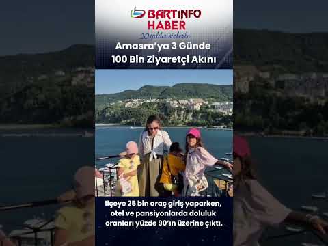 Bartın’ın turistik ilçesi Amasra’ya Ziyaretçi Akını 🌞🏖️🏛️
