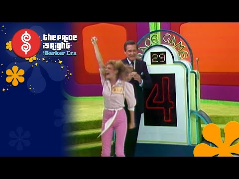 The Price Is Right Super Fan Quickly Beats RACE GAME While In Heels! - The Price Is Right 1983