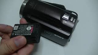ついに世界のSONYのビデオカメラを購入いたしました。