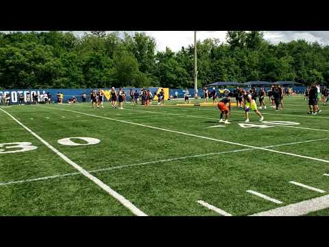 Marco Lainez at WVU Football Camp