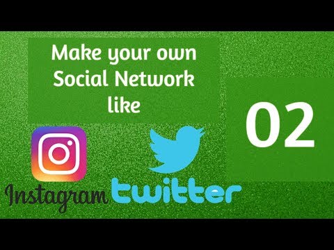 PHP Social Network Project New Social Network 02 Making Main Page