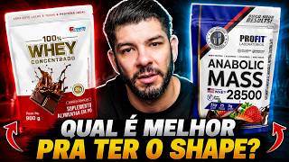 WHEY PROTEIN X HIPERCALÓRICO - QUAL É MELHOR PRA GANHO DE MASSA MUSCULAR?