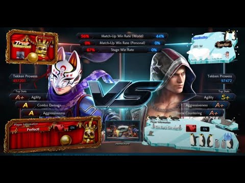 El Negro (Kunimitsu/Master Raven) vs QANBA 725 (Steve) - #T7OnlineChallenge: US West - Winners Semi