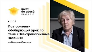  Повторительно-обобщающий урок по теме: Электромагнитные Явления