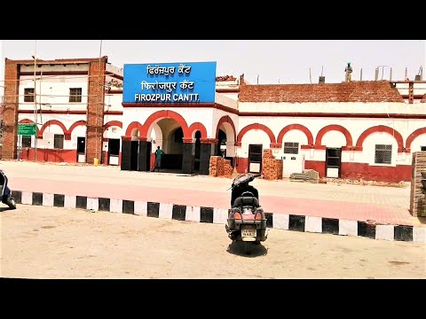 A View Of Firozpur Cantt Railway Station (Old).!! Video