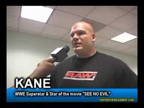 WWE star Kane talks about "See No Evil" to TheWeekendGamer