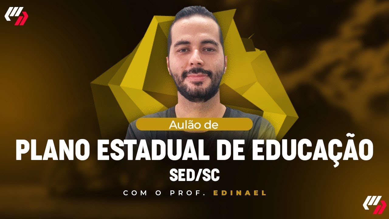 SED/SC : AULÃO DE PLANO ESTADUAL DE EDUCAÇÃO