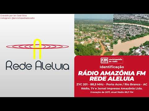 Identificação - Rede Aleluia 88,5 MHz - Porto Acre / Rio Branco - AC (2017)