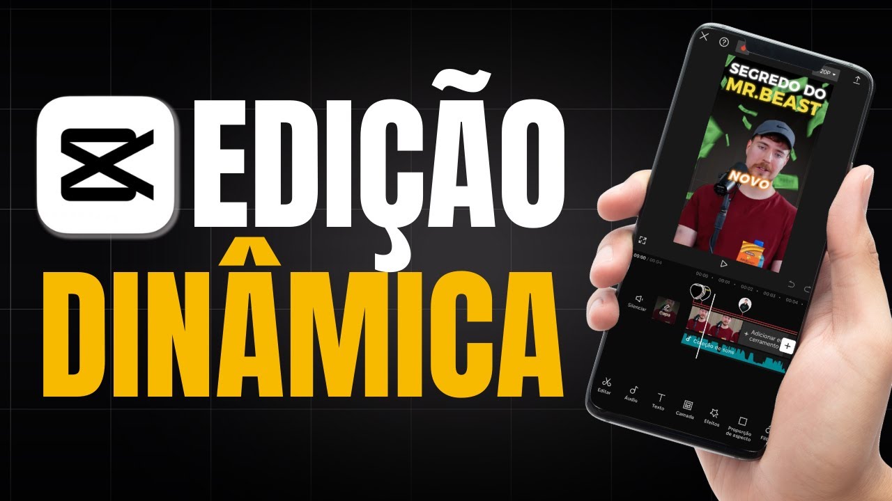 Como fazer edições DINÂMICAS de vídeos curtos PELO CELULAR (CapCut)