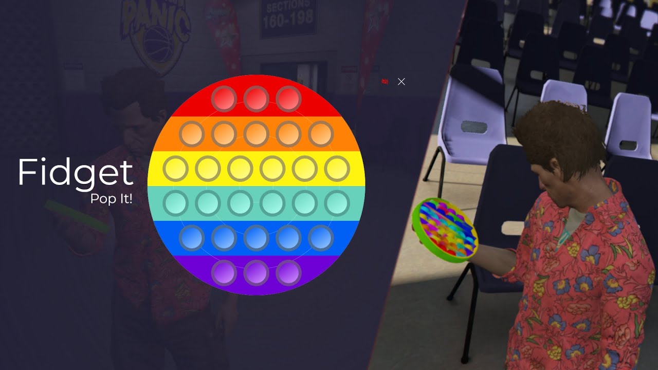 🥮 [PAID][Standalone][ESX] Fidget Pop It | Unique prop | Minigame | UI | Burevestnik thumbnail 2