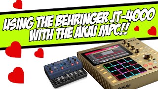 Connect the Behringer JT-4000 to an AKAI MPC