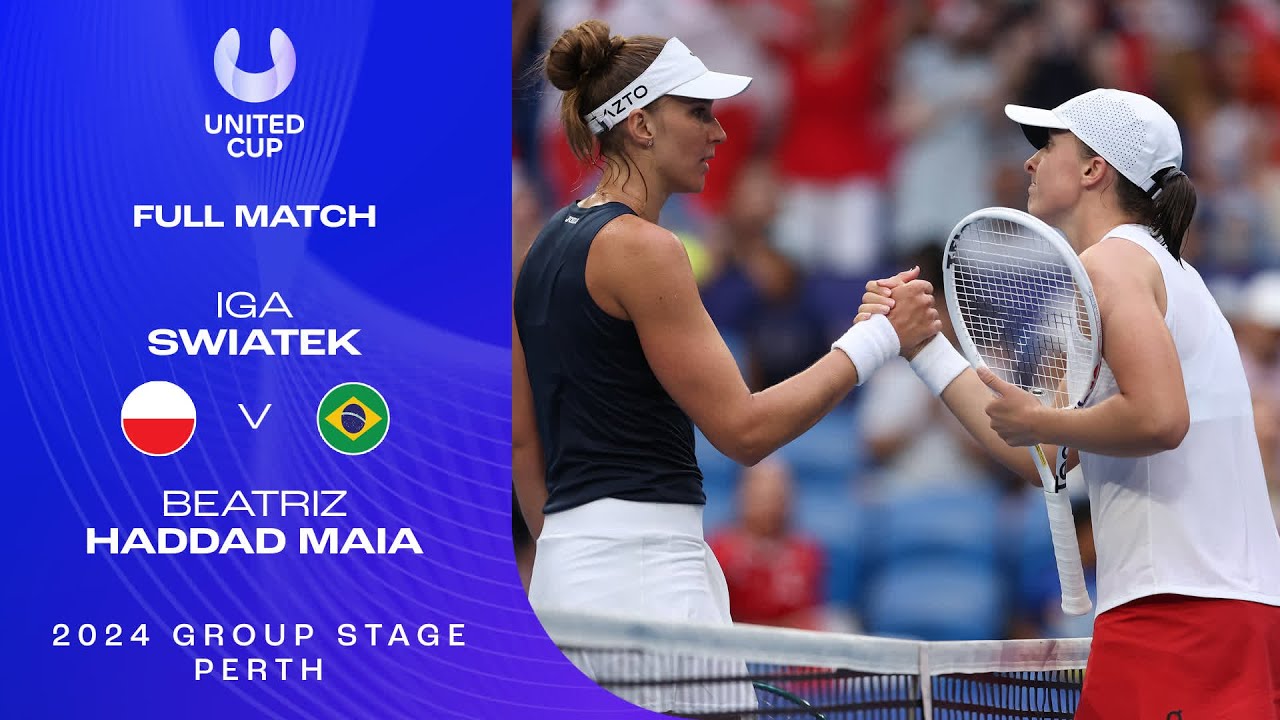 Iga Swiatek v Beatriz Haddad Maia Full Match | United Cup 2024 Group A