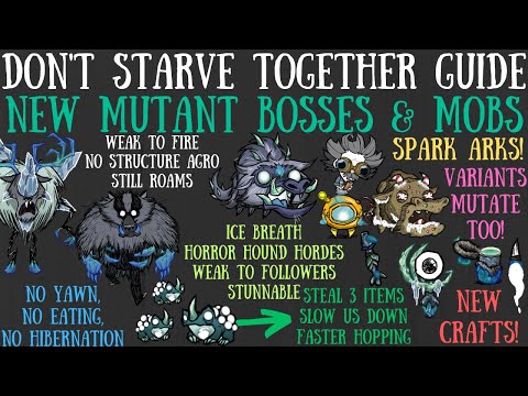 NEW Lunar Bosses & Mobs! Full Fights & More! - Host of Horrors Update - Don't Starve Together Guide