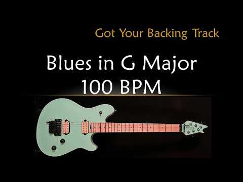 Backing Track for Guitar - Blues in G - 100 BPM