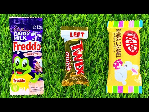 Chocolate Unpacking ASMR 🍫 | Kitkat Banana Caramel, Twix, Cadbury Dairy Milk Freddo