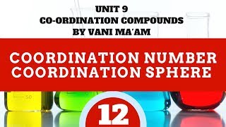 Coordination number | coordination sphere | Part 12 | Unit 9| CBSE grade 12 chemistry.
