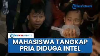 Viral Pria Diduga Intel Menyusup ke Demo di Yogyakarta, Wajah Lebam Diamankan & Dicecar Mahasiswa