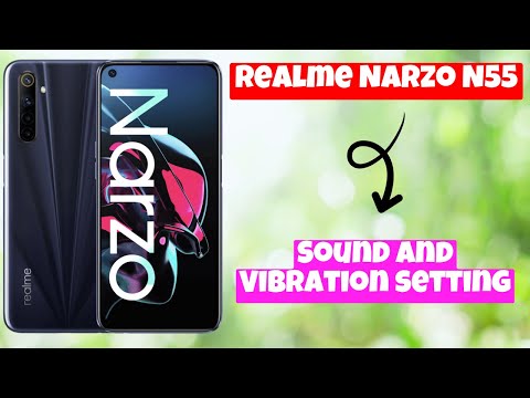 Realme Narzo N55 Sound and Vibration setting || How to use sound and vibration