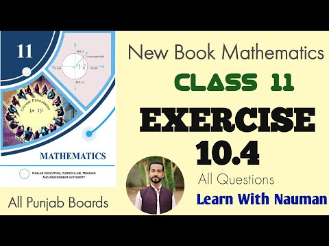 Exercise 10.4 New Book 11 Class Math  2025 || Chapter 10|| Trigonometric identities