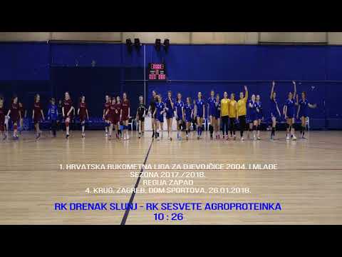 RK Sesvete Agroproteinka - ŽRK Drenak Slunj