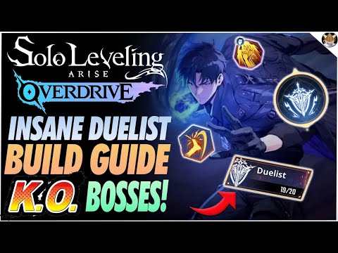 INSANE Duelist Build Guide For Solo Leveling Arise OVERDRIVE ~PERMANENTLY KNOCK DOWN BOSSES!~