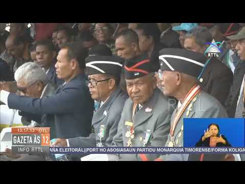 Veteranus “Kasian” Triste Ho Komemorasaun Loron Veteranus