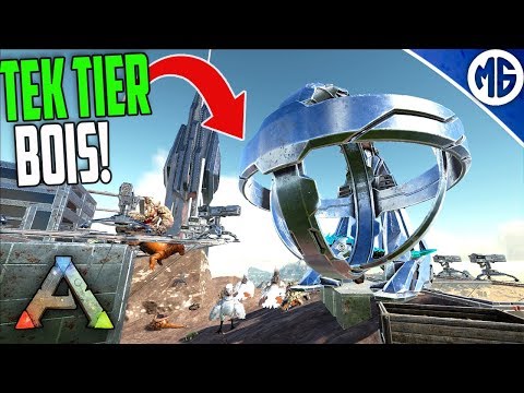 DAY 4 TEK TIER! 3 Man PvP Servers - Ark: Survival Evolved