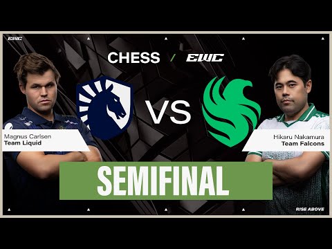 Magnus Carlsen vs Hikaru Nakamura | Chess at EWC 25 - Day 3 - Semifinals