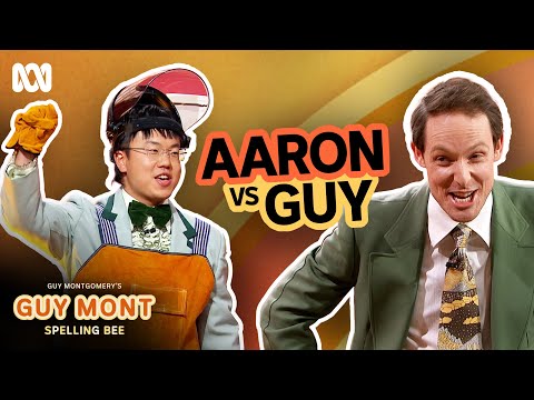 FUNNIEST Guy and Aaron interactions | Guy Montgomery's Guy Mont Spelling Bee | ABC iview