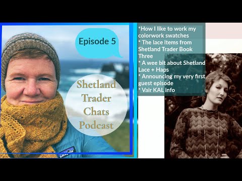 How I knit my colorwork swatches!