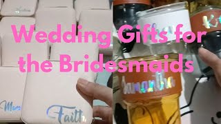 Wedding giveaways for the Bridesmaids