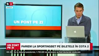 BILETUL ZILEI SPORTINGBET: 100% fotbal în drumul spre “verde”!