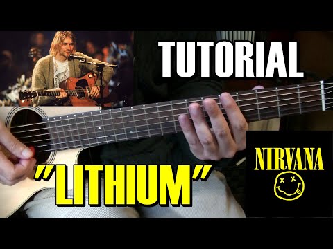 Como tocar "Lithium" de Nirvana | Tutorial Guitarra acústica/criolla acordes rasgueo