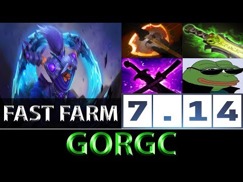 Gorgc [Anti-Mage] Fast Farm No Death Style ► Dota 2 7.14