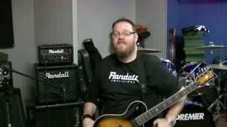 Randall Diavlo RD1 Amp with Schecter Hellraiser Special Solo 6 Guitar