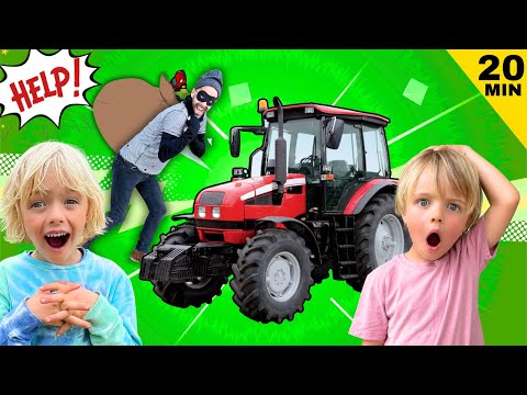 Catching Thieves, Cats, Monsters + More! 🚜🕵🏼🐱 | Compilations with Sky and Finn